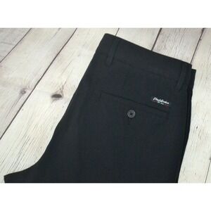 FLAG & ANTHEM Men's Flat Front Madeflex Nylon Performance Pants SIZE 31/30 Black